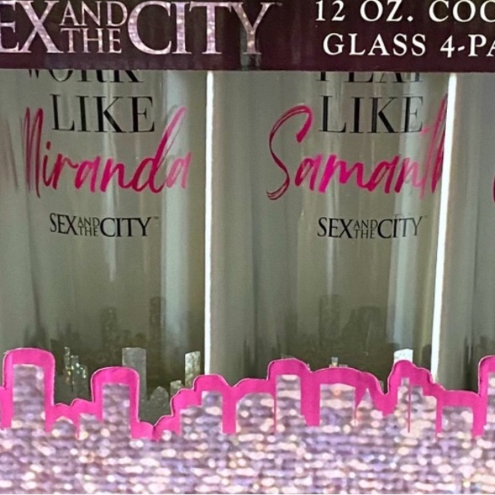 Sex and the City Glass Set